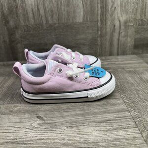 Converse All Star Low Toddler size 6 Purple Slip On Shoes